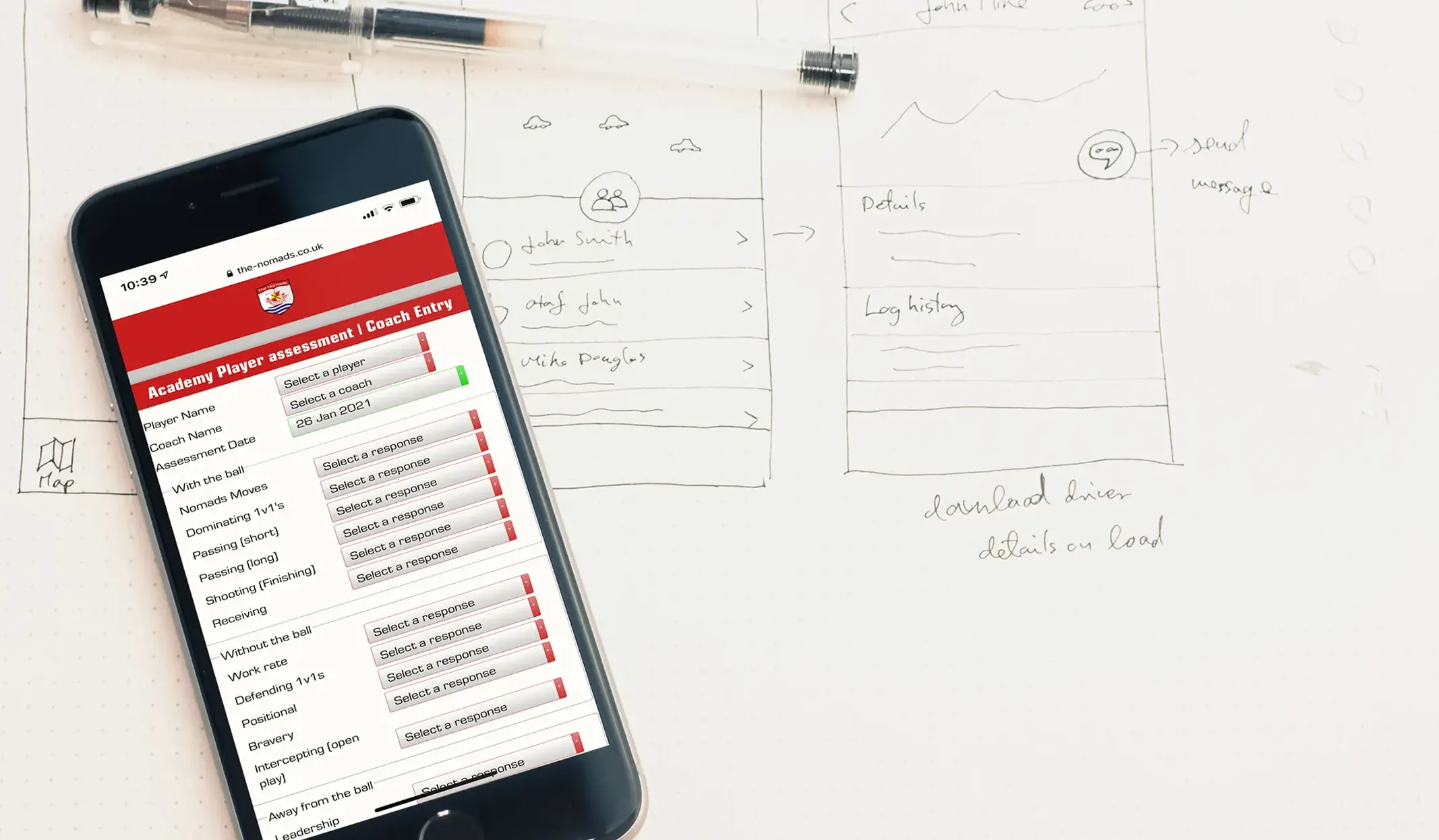 Connah's Quay Nomads' Paperless Attendance Register and Performance Management Systems